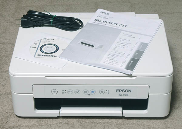 EW-052A Wi-Fi 新品同様品　廃インク11.10% ヘッドノズル良好 #02
