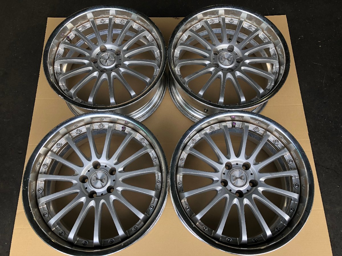 Weds MAVERICK 19インチ 8.5J 114.3-5穴 ホイール 4本 中古2023.11 