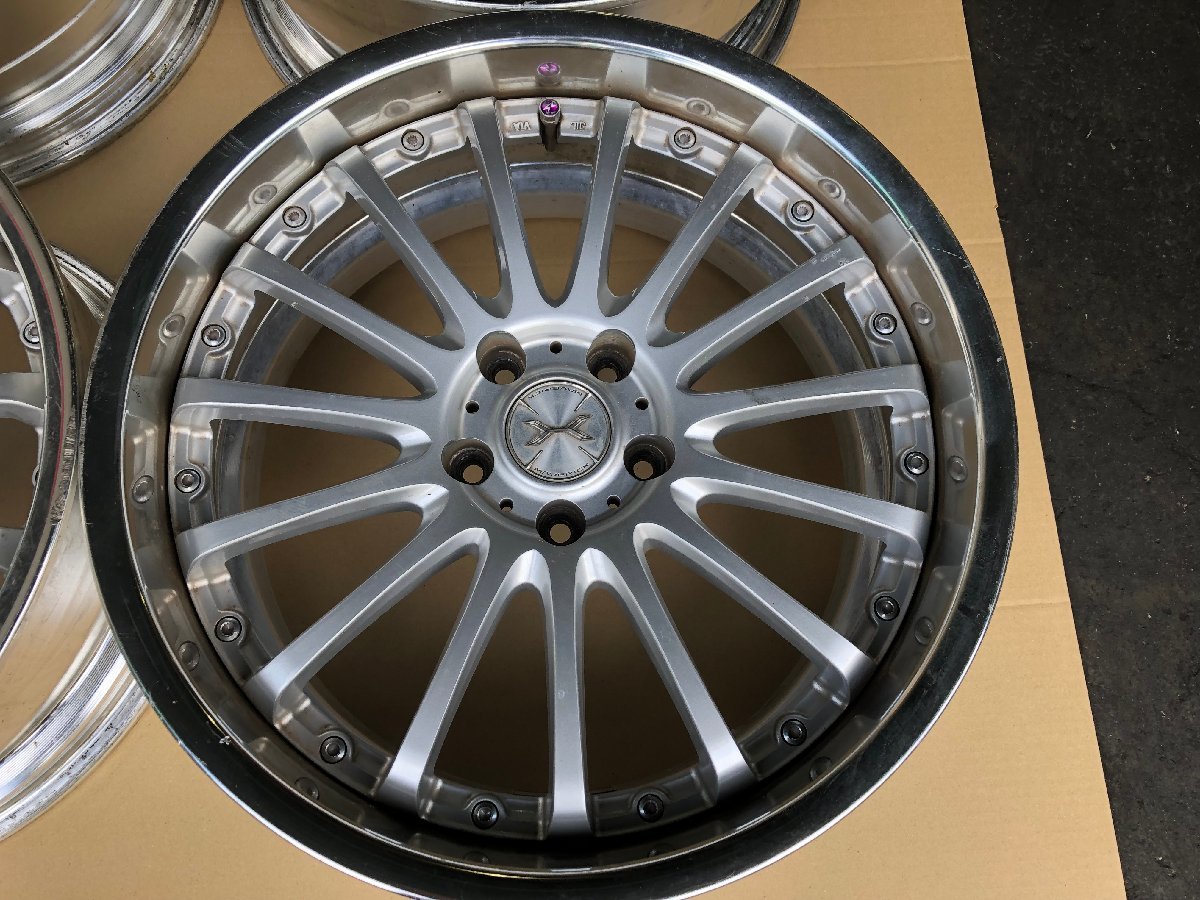 Weds MAVERICK 19インチ 8.5J 114.3-5穴 ホイール 4本 中古2023.11 