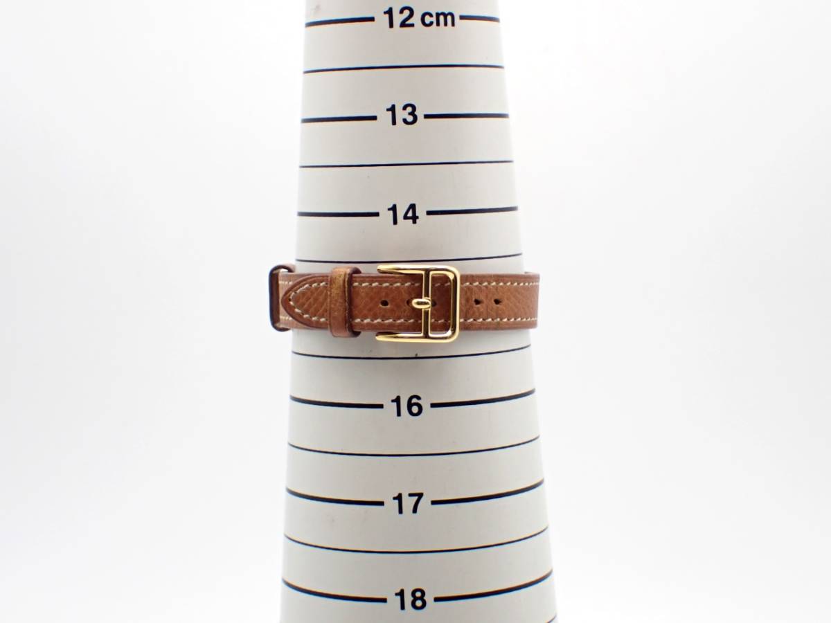 1円～☆稼働品☆HERMES エルメス ケリーウォッチ ○T刻印 QZ ゴールド文字