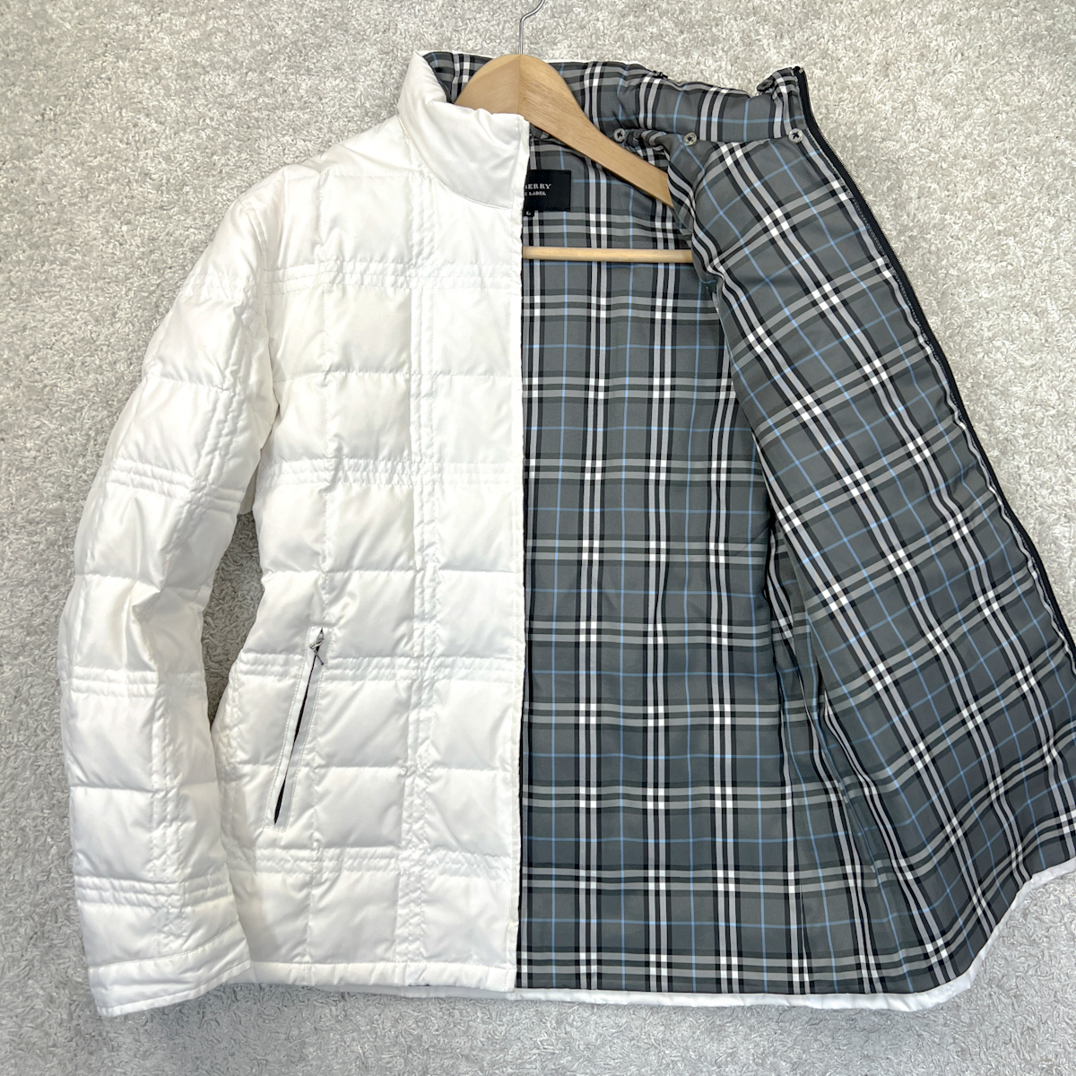 BURBERRY リバーシブル キルティングジャケット ⁄ バーバリーブルー 