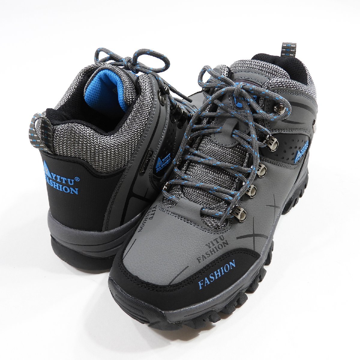 未使用 YITU FASHION ハイカット トレッキングブーツ グレー size 40 