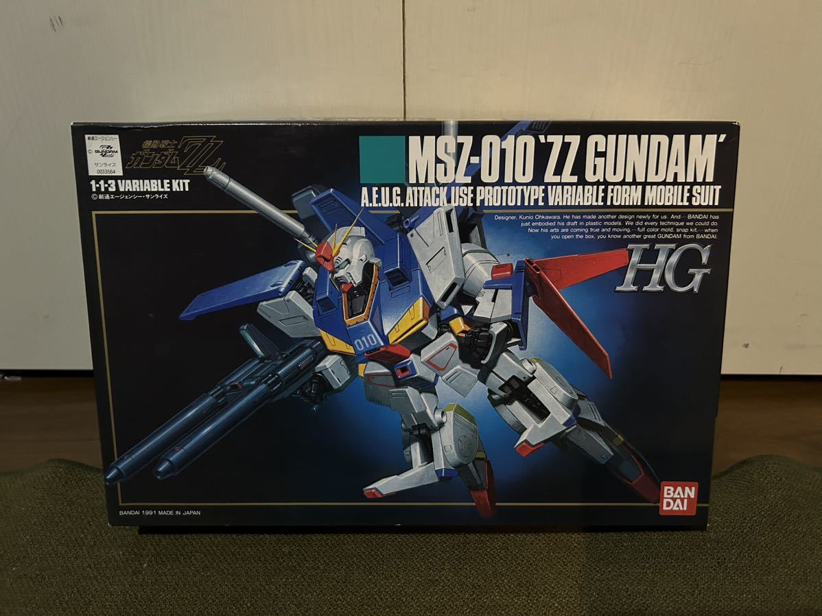 【1/144】バンダイ 旧HG ガンダムZZ ダブルゼータ 未使用品 プラモデル ガンプラ