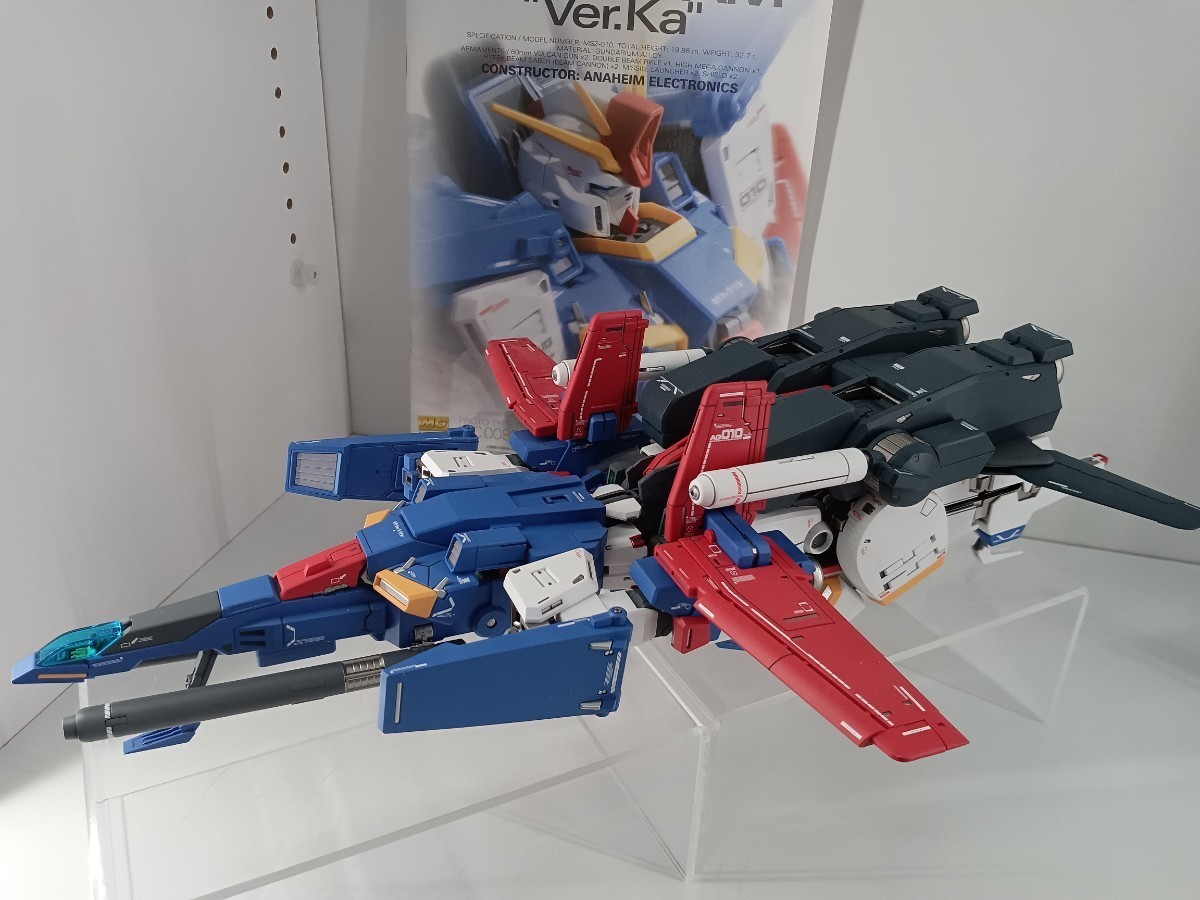 美品 プラモデル 機動戦士ZZガンダム MSZ-010 ダブルゼータガンダム HG