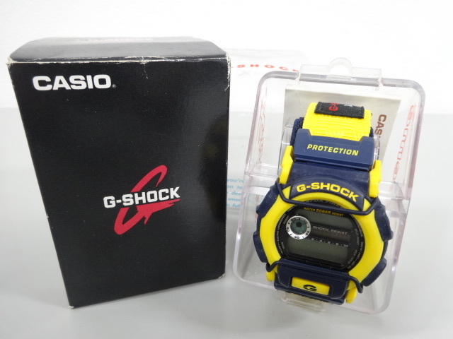 新品 未使用品 デッド CASIO カシオ G-SHOCK Gショック FOX FIRE nexax X-treme エクストリーム DW-003X-9T 黄 イエロー 腕時計
