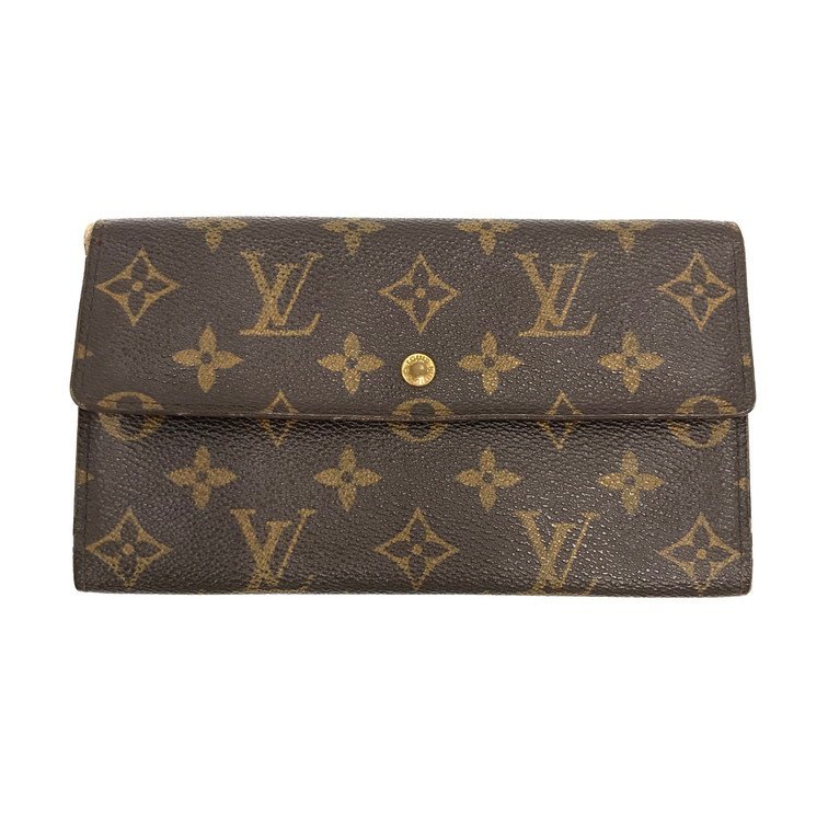 LOUIS VUITTON ルイヴィトン 財布 モノグラム ポルトトレゾール インターナショナル M61215/SD1010【BKAI3061】