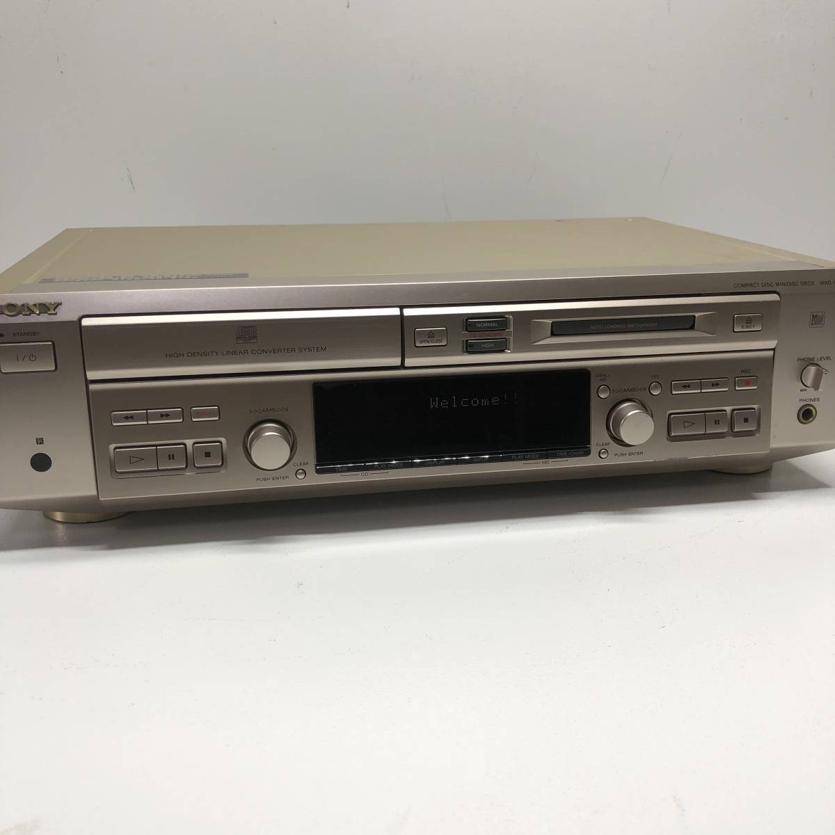 通電OK】 SONY ソニー MDデッキ MXD-D3 MD コンパクトディスク ミニ