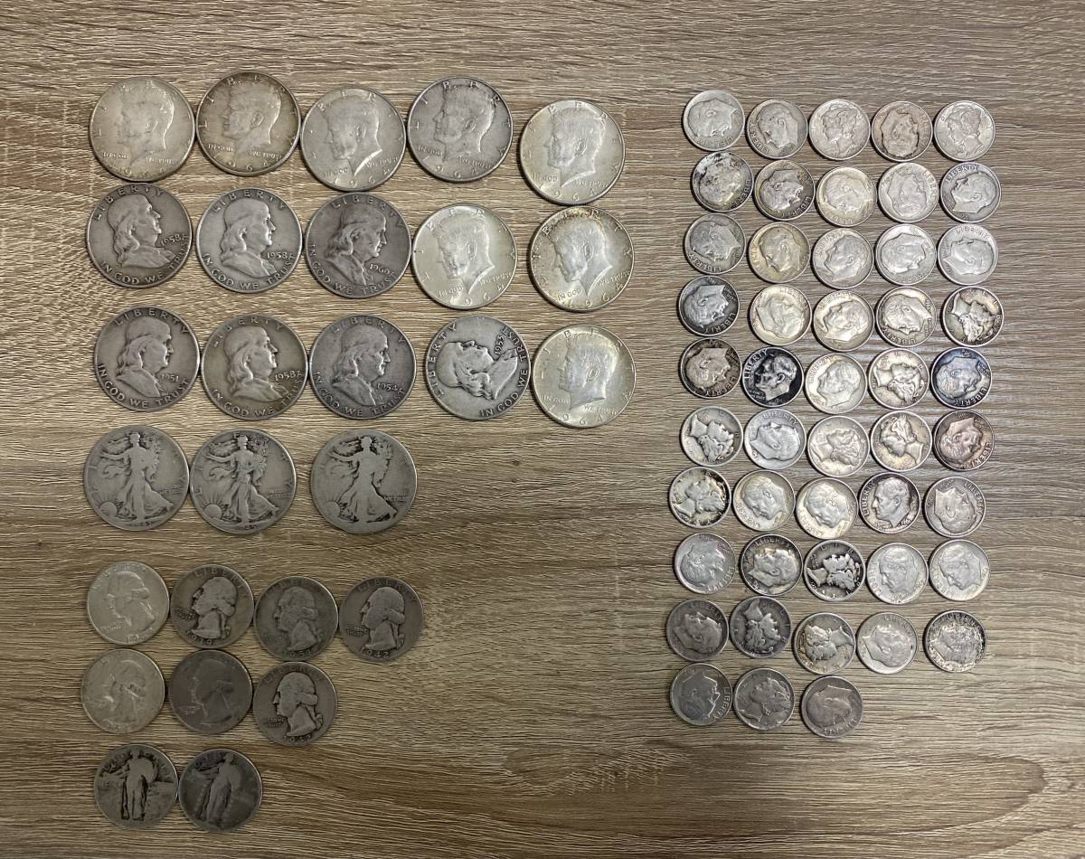 ケネディ ハーフ アメリカ ドル: ハーフダラー 銀貨 ハーフダラー銀貨 