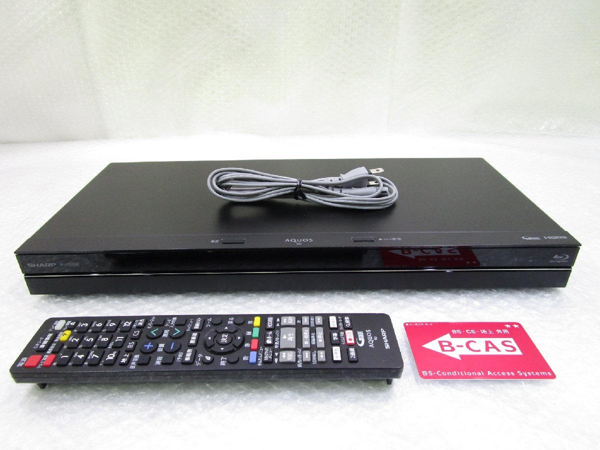 SHARP シャープ BDレコーダー BD-NT2000 3番組同時録画 HDDは交換新古