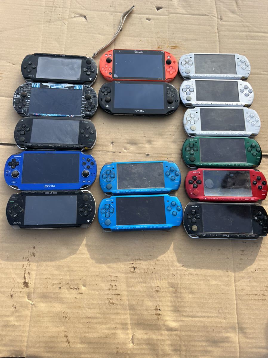 【新作入荷，正規品】 PSP 本体 PSP2000番2台+1000番5台+3000番8台 15台まとめ売り 未確認 ジャンク扱い(PSP3000シリーズ)｜売買されたオークション情報、yahooの商品情報をアーカイブ公開 - オークファン PSP本体
