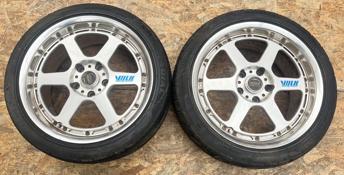 TE37SL 7.5J 消え残り 40 17インチ 4本 タイヤ おまけ付き