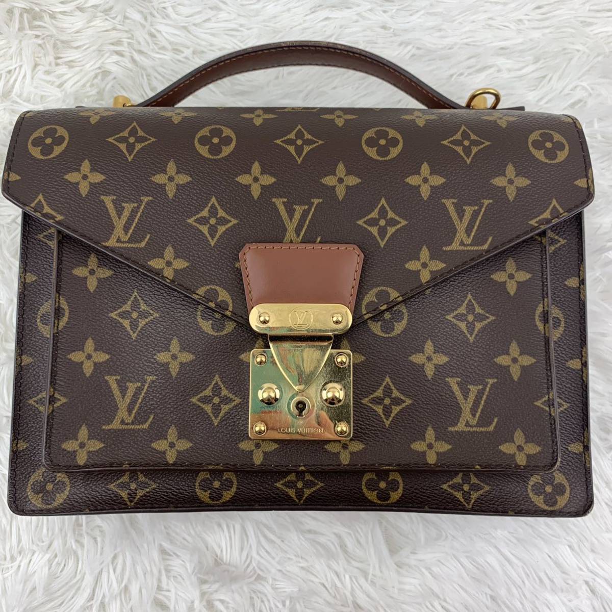 1円 『廃盤』《希少個体》美品 LOUIS VUITTON ルイヴィトン モンソー 