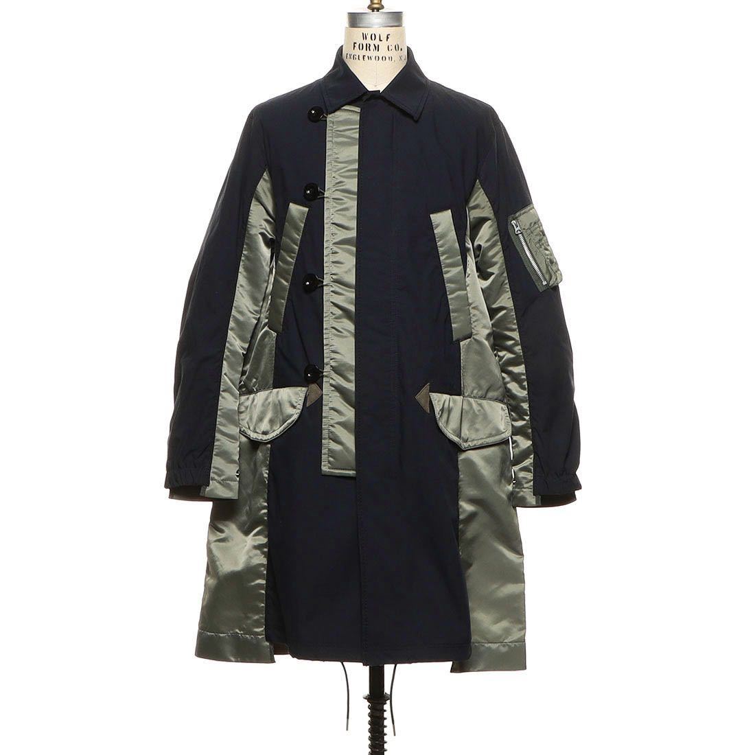 定価以下スタート 新品未使用 sacai サカイ ミリタリーコート ナイロン