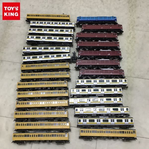 1円〜 訳あり ジャンク TOMIX等 Nゲージ EF 81 2 電気機関車、モハE231-32、サハ103-442他