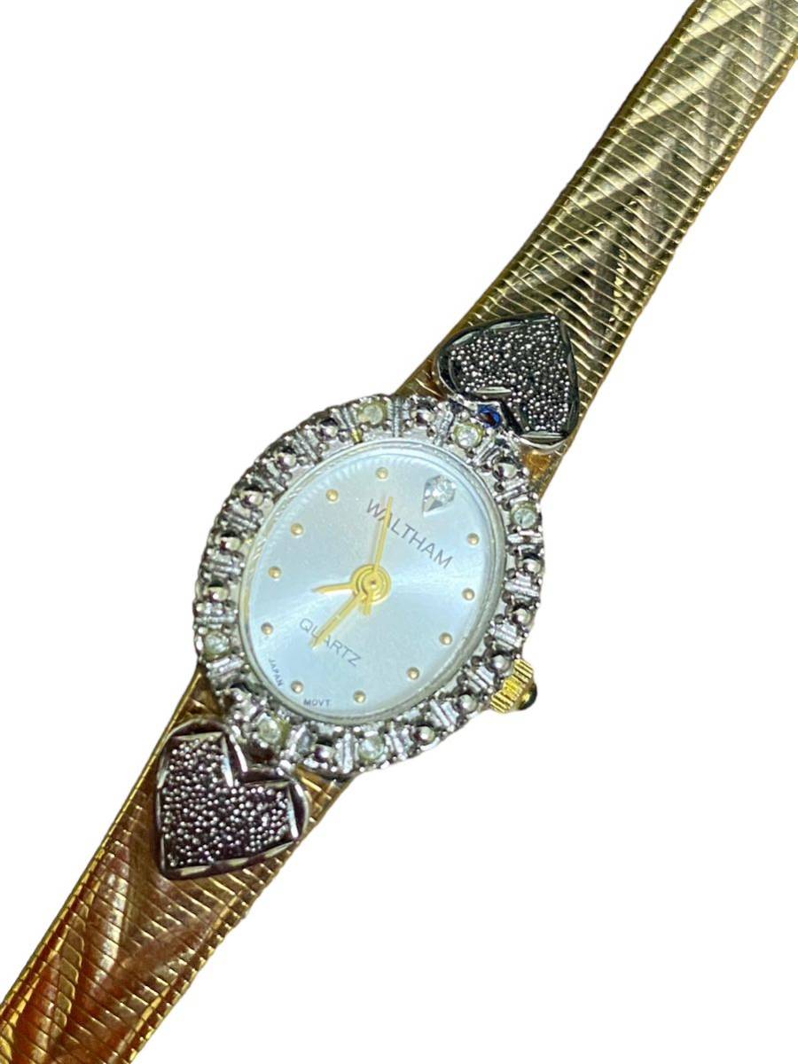 17569 waltham ウォルサム w097188 ハート クオーツ　レディース　腕時計　アンティーク ヴィンテージ ジャンク