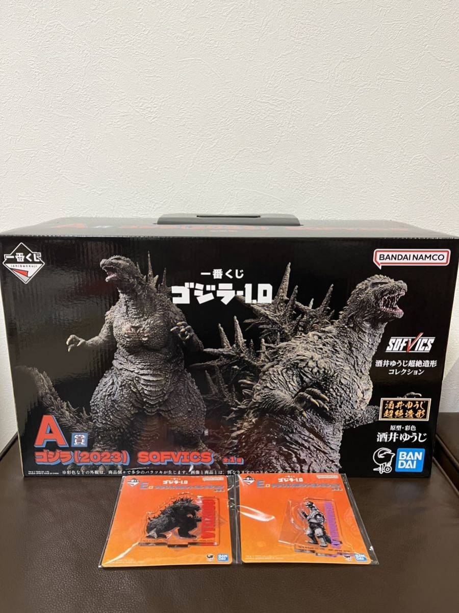 JF5093 未開封 一番くじ ゴジラ-1.0 A賞 ゴジラ（2023） SOFVICS