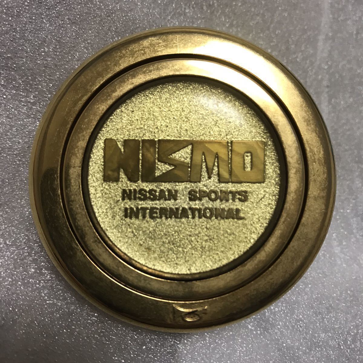 送料無料 良品 旧車に 当時物 NISMO ニスモ ホーンボタン 社外品 