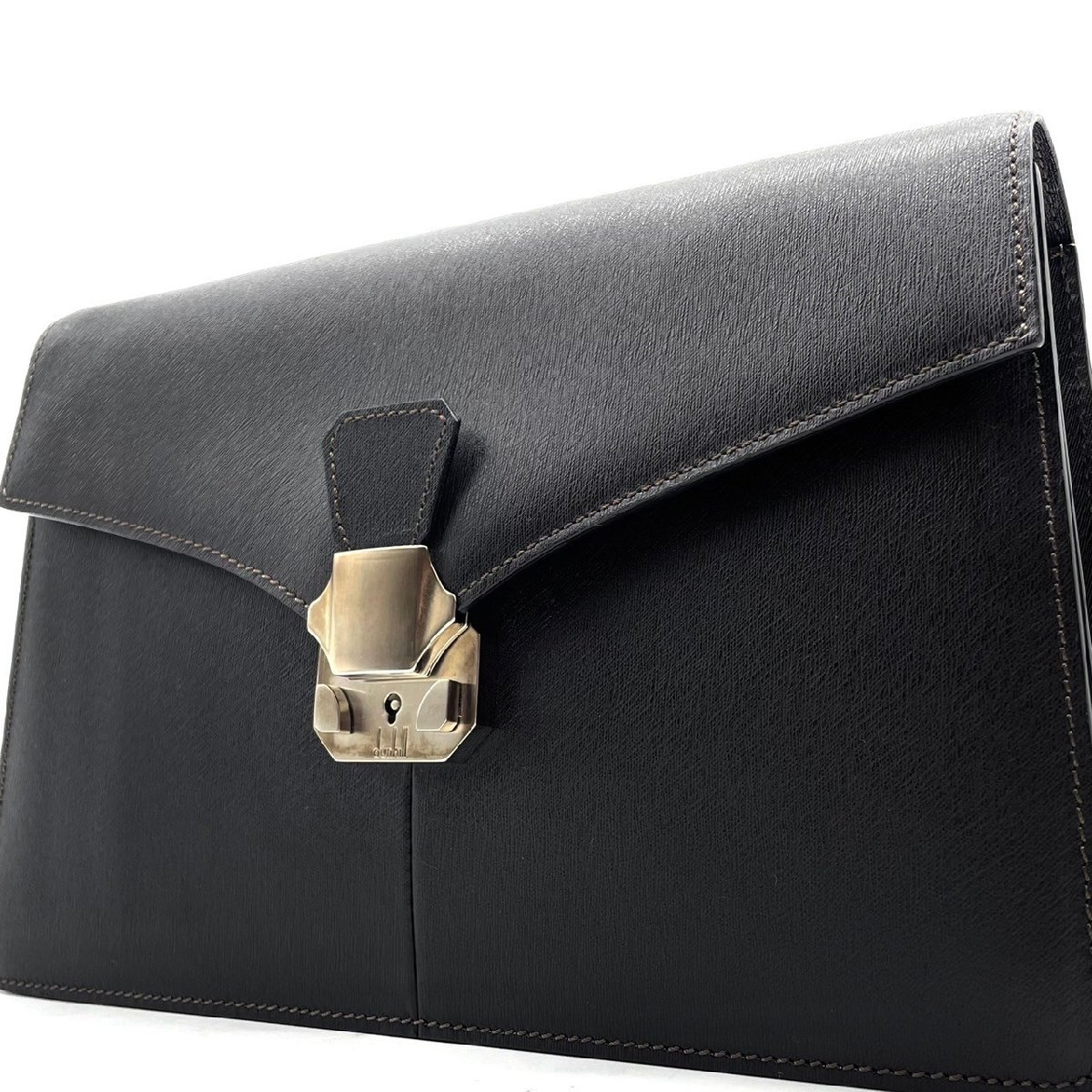 セカンドバッグ ダンヒル レザー Dunhill クラッチバッグ - dunhill