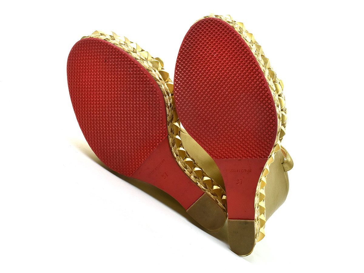163071□ Christian Louboutin ルブタン カタクロウ エスパドリーユ 