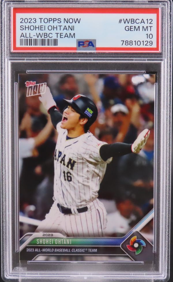 PSA 10 GEM MINT Topps Now 2023 大谷翔平 WBCA12 ALL WBC TEAM DH