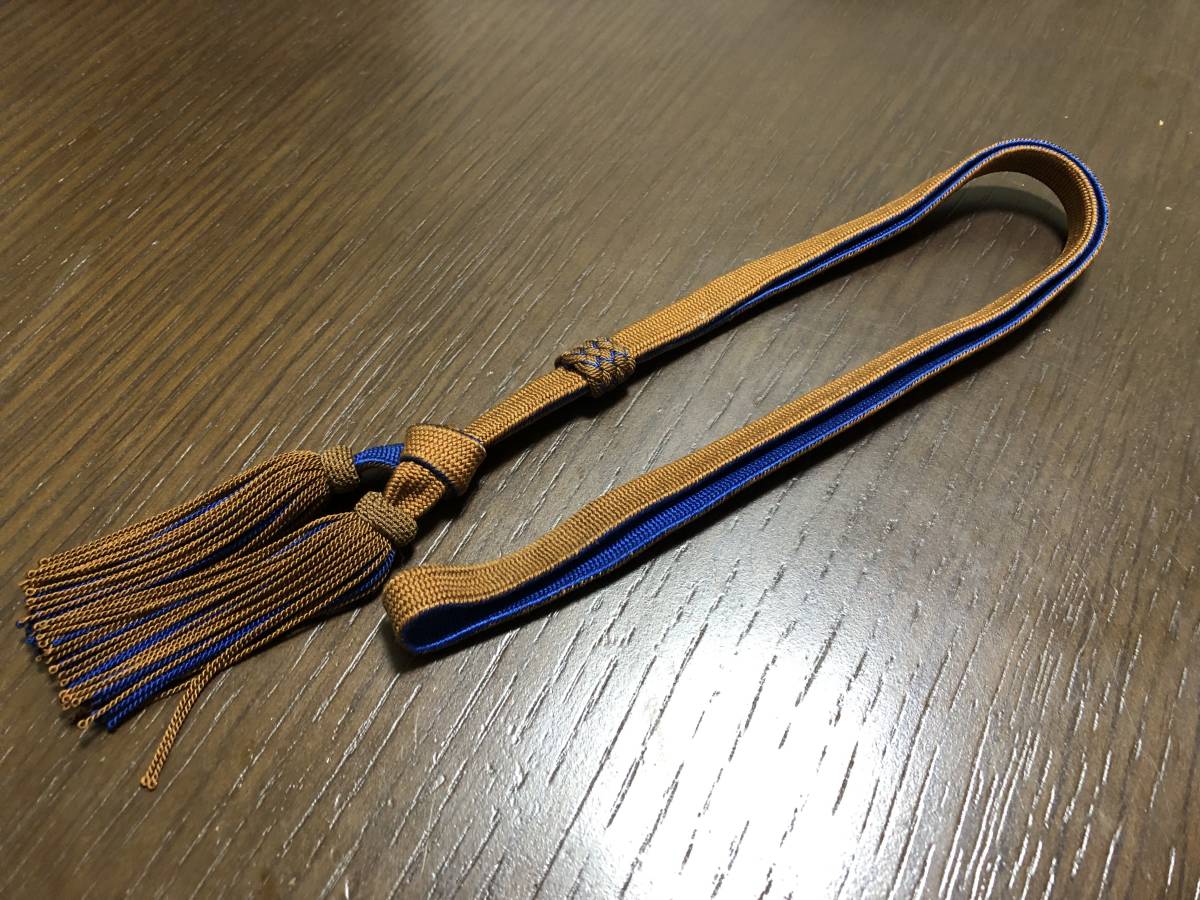 軍刀 陸軍98式軍刀 尉官用刀緒 (本物) 尉官刀緒 軍刀 大日本