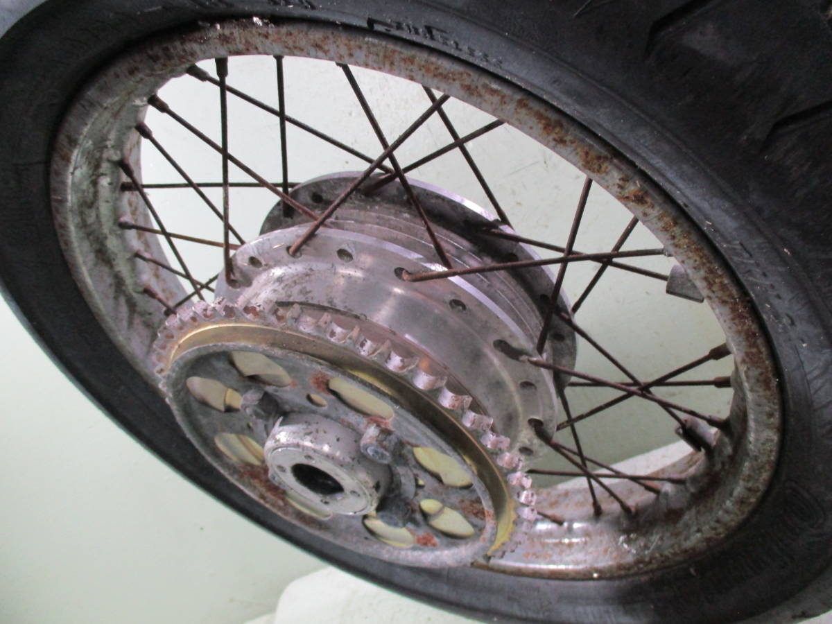 ホンダ CB750 DID 18インチ リアホイール ドラム シャフト (検 K3 K4