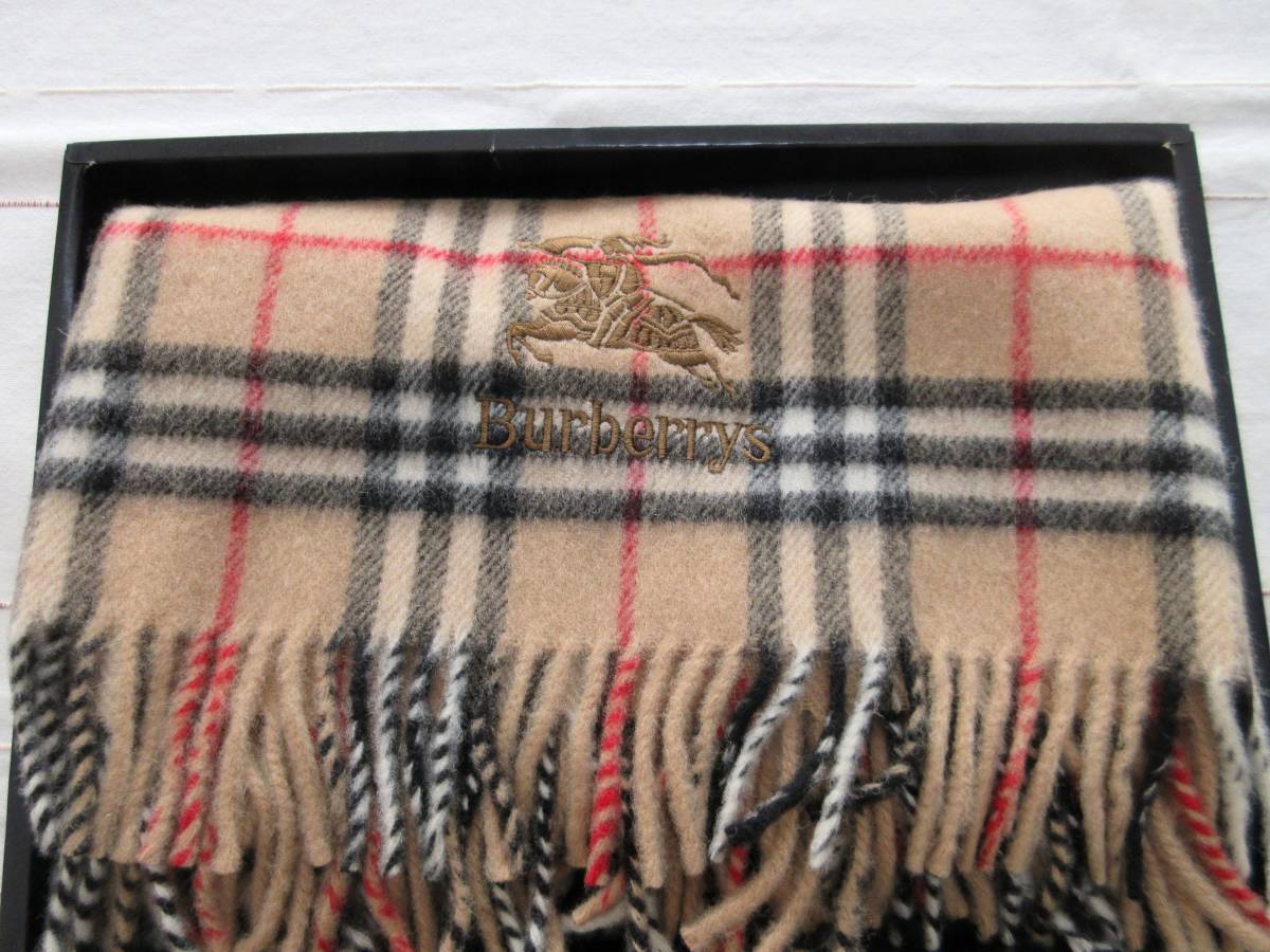 【未使用】Burberrys バーバリー ひざ掛け ブランケット チェック柄 日本製 ウール100％ FGC5005581 BB001 西川産業株式会社