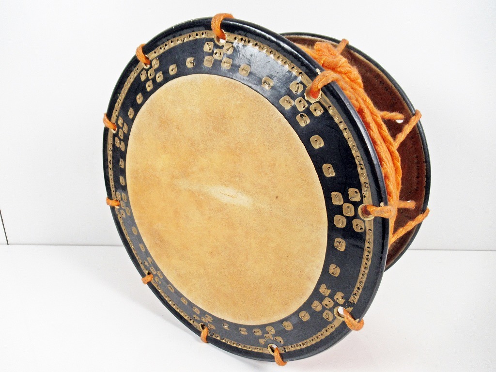 ◇[A134]締太鼓 直径約34cm 和太鼓 打楽器 和楽器 【公式通販】