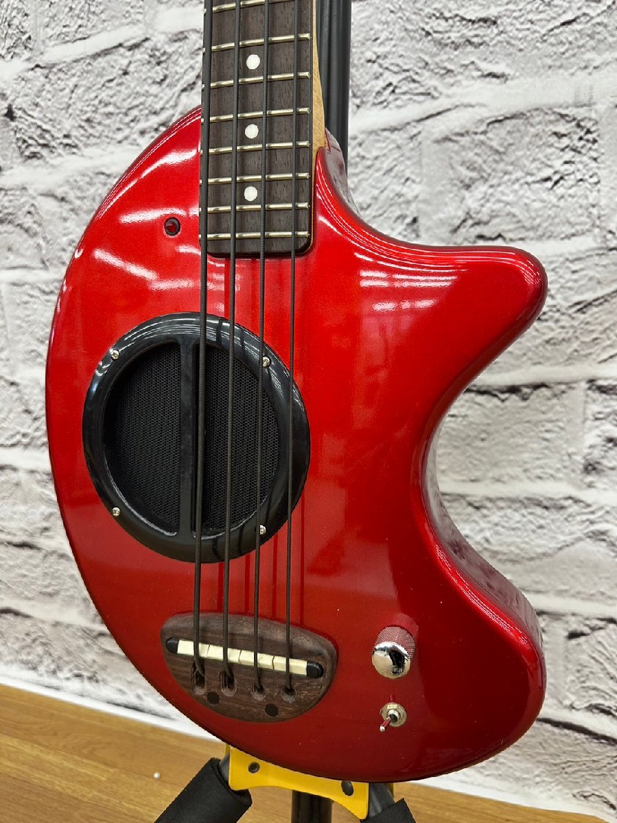 □t746 中古☆FERNANDES フェンダー PIE-ZO ZO-3 Bass レッド アンプ  