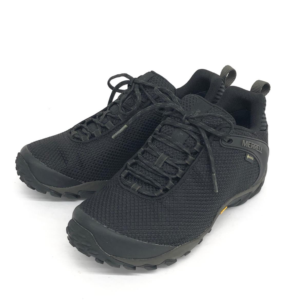 美品◆MERRELL メレル カメレオン8 シューズ 25.0cm◆ ブラック ストーム ゴアテックス メンズ 靴 shoes スニーカー