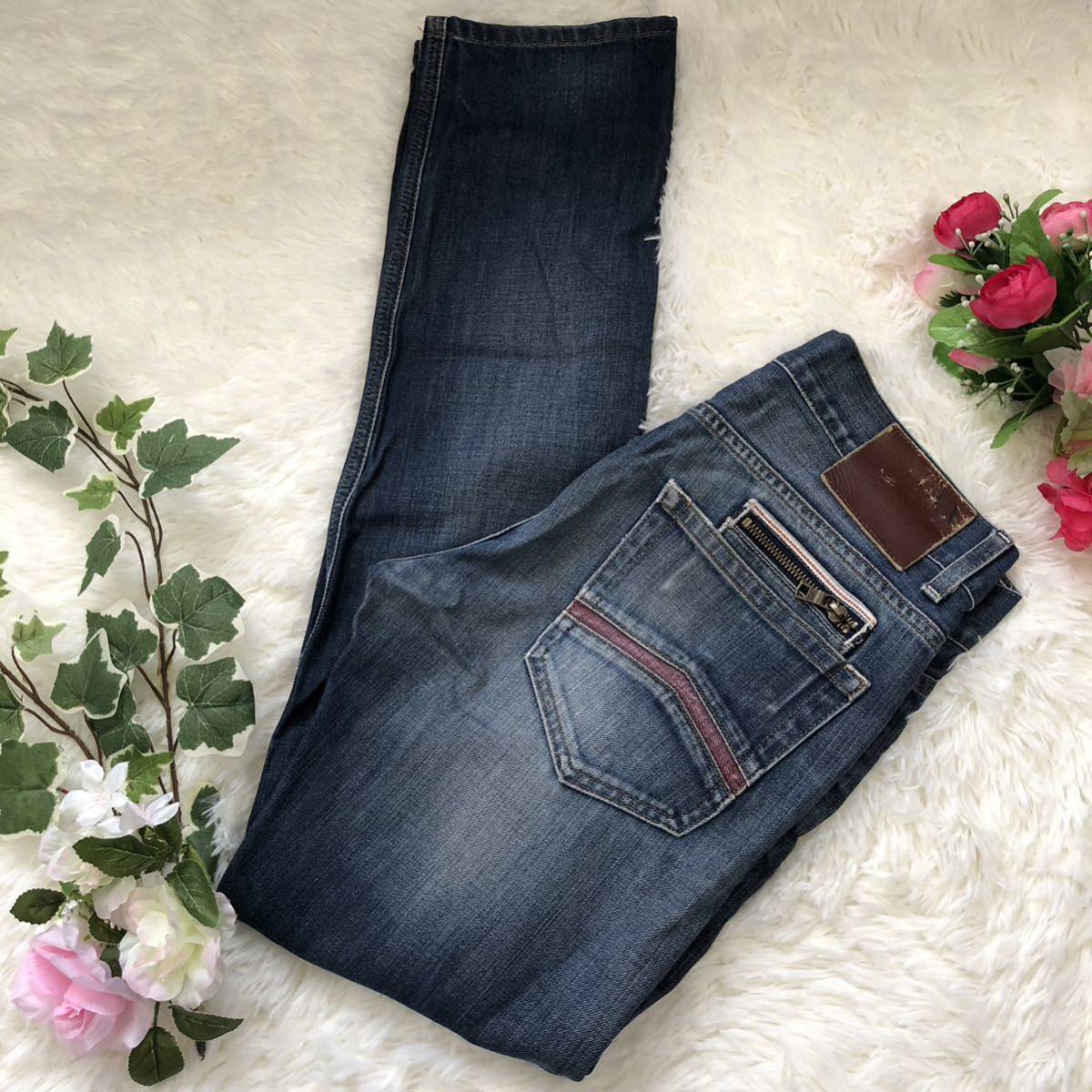 アルマーニエクスチェンジ ARMANIE XCHANGE メンズ デニム サイズM ブルー