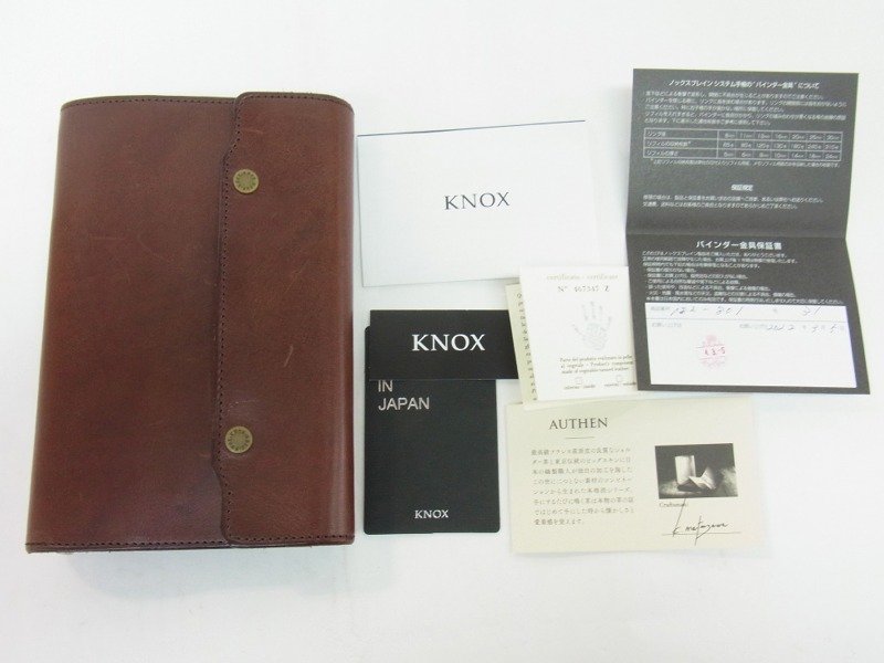 AUTHEN（オーセン） 手帳 - KNOX（公式）- システム手帳、革製品、革