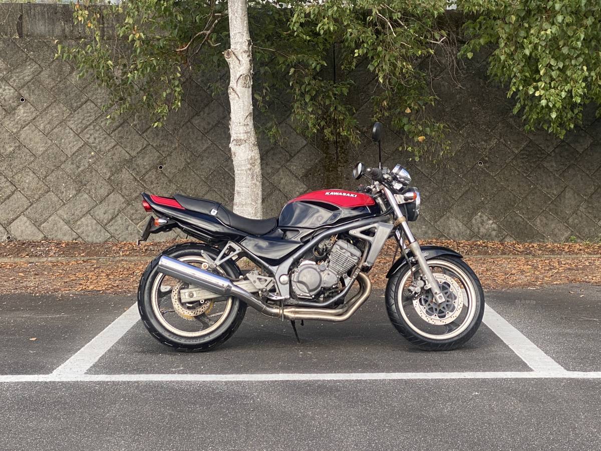 価格交渉可【動画有り 全国陸送可】下取りOK！ 約25709km バリオス 1型 ZR250A 火の玉カラー 検)CBR VT FZR ジェイド ホーネット250 バンディット 動画有り 全国陸送可】下取りOK！ 約25709km バリオス 1型 ZR250A