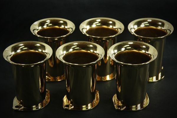 SOLEX 44 真鍮メッキ 100mm ニスモレース形状 ロングファンネル
