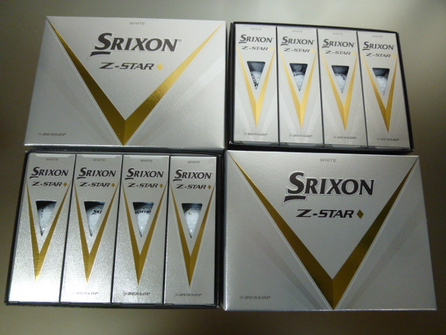 ★2023年！新登場★SRIXON/スリクソン/日本正規品 NEW Z-STAR ◆ ダイヤモンド/ホワイト/2ダース/Z スター◆ダイヤモンド/松山秀樹！
