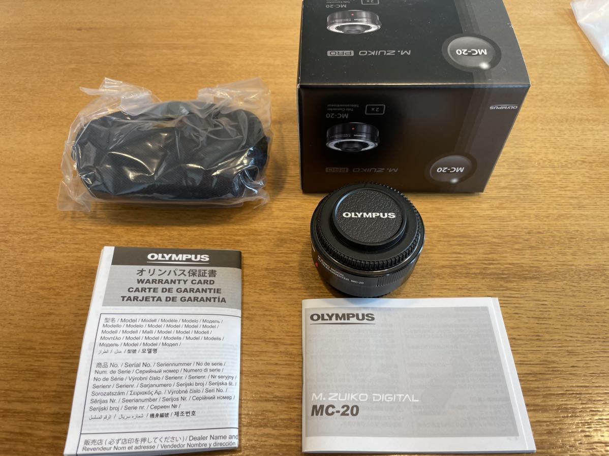 OLYMPUS オリンパス M.ZUIKO DIGITAL 2X TELECONVERTER MC-20 