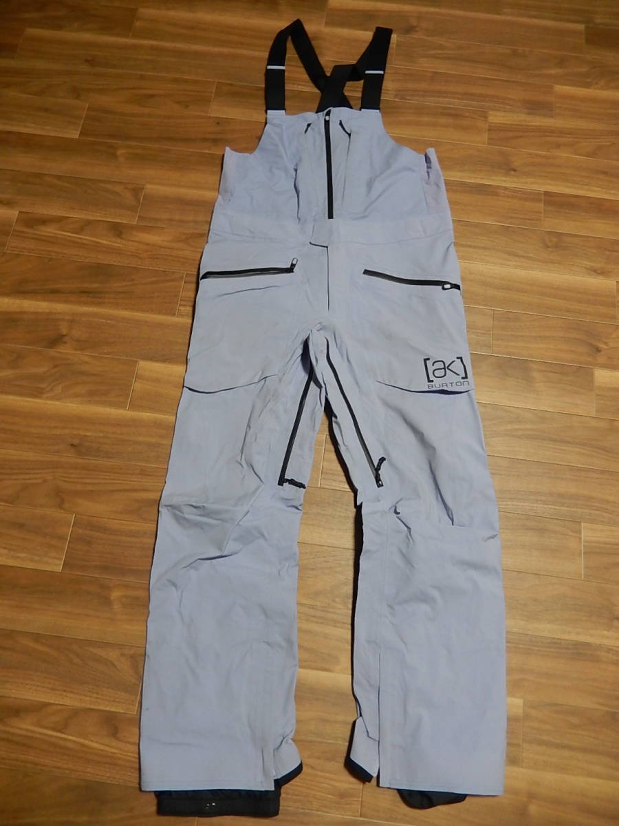 BURTON AK GORETEX 3L Freebird Stretch Bib Pant 美品 パープル(M 