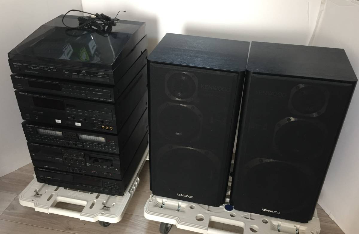 △1957　現状品　オーディオ機器　システムコンポ　KENWOOD　LSF-777　DPF-7002　KAF-7002　DMF-7002S　ケンウッド KENWOOD ケンウッド + 音出し確認済 A-85&frasl;T-85&frasl;DP-950&frasl;GE-850&frasl;X-85&frasl;S-9ML 中古品