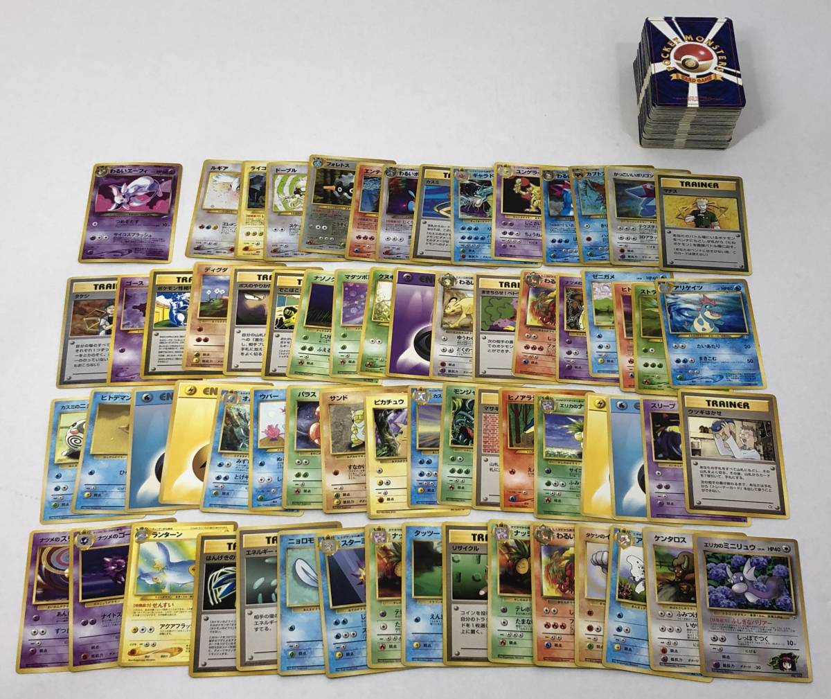 □カード ポケモンカード 旧裏面 わるいエーフィ LV.32 他 大量 まとめ