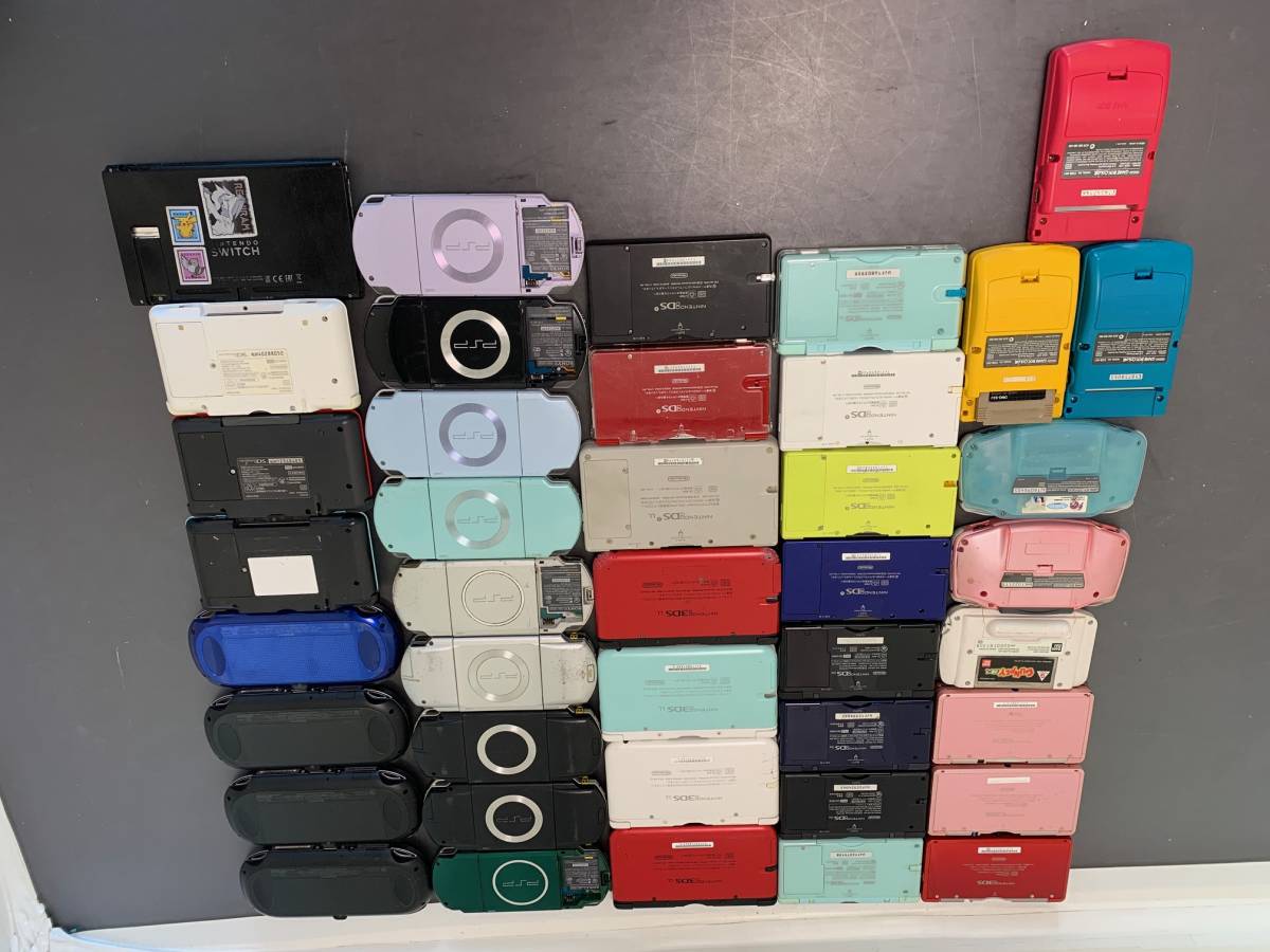 ● ゲームボーイカラー ゲームボーイアドバンス PSP PS VITA ワンダースワンカラー DS 3DS 計41台