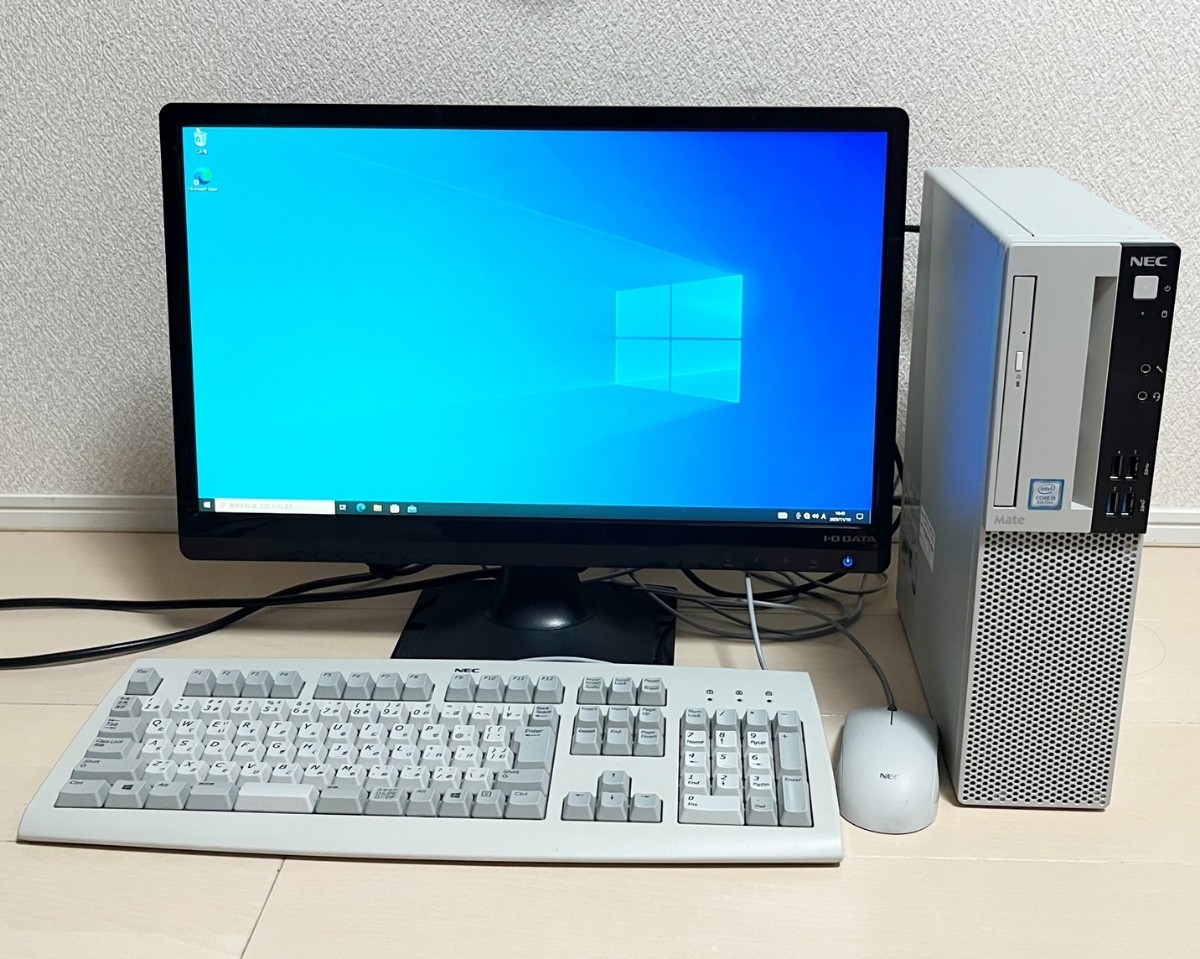 NEC デスクトップパソコン PC-MKM2BLZG1CS3 Core i5-8400 ⁄2.80 Mate 