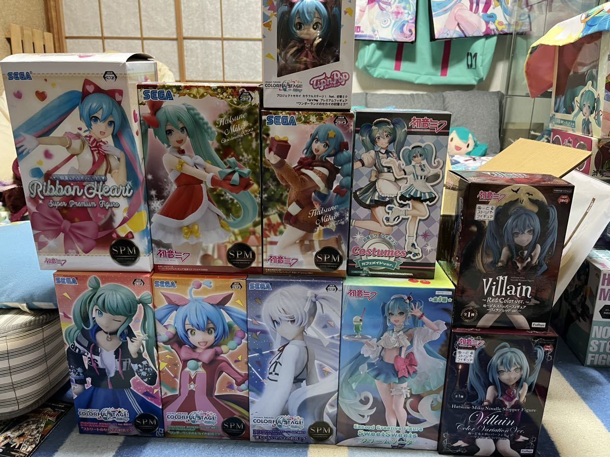 7個セット！初音ミク 最新 プライズ フィギュア まとめ売り 初音ミク