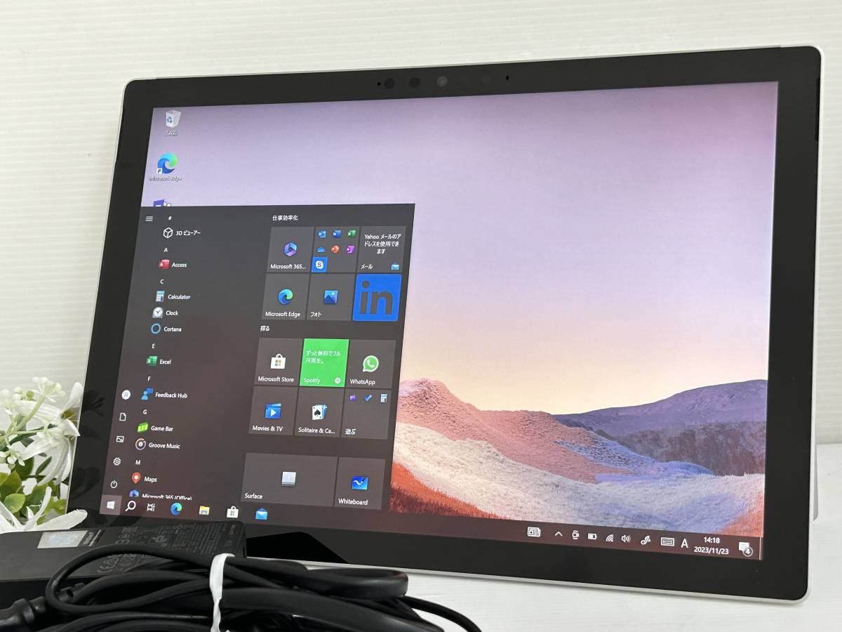タブレット NT: Microsoft Surface Pro7 1866 [Corei5-1035G4 1.1GHz