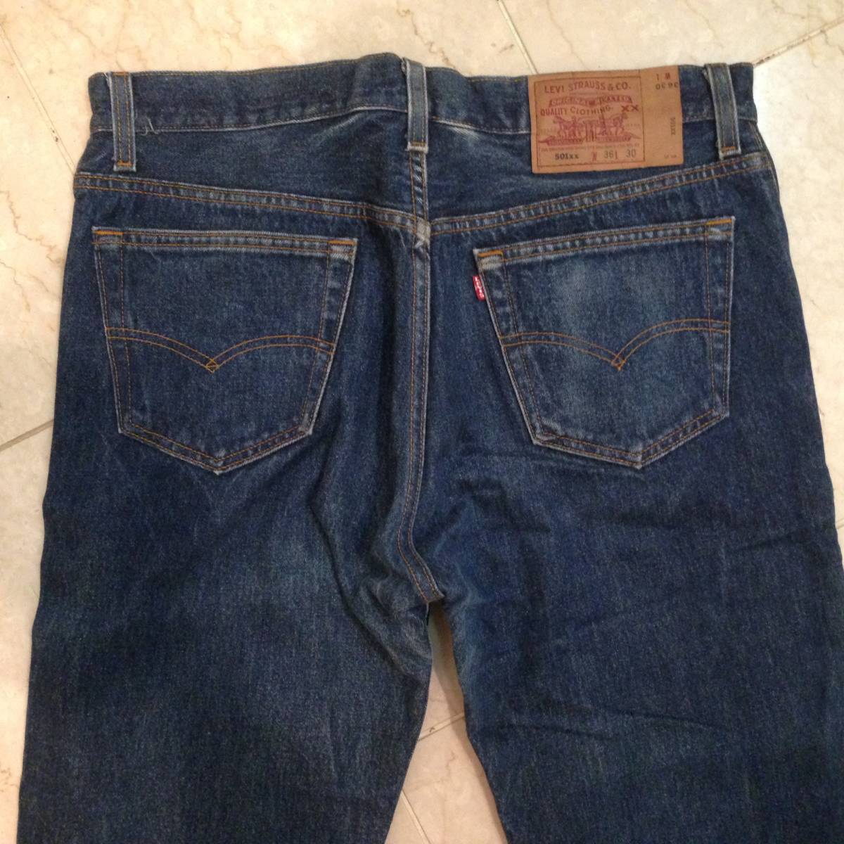 リーバイス 501XX W36 L30 ジーンズ ジーパン アメリカ製 濃紺 