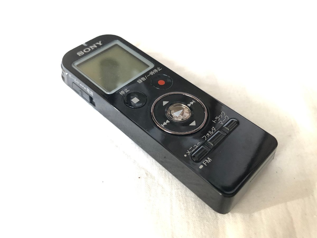 ■ 動作OK! 美品! SONY ソニー ステレオICレコーダー ICD-UX534F ブラック 8GB MP3対応 ワイドFMラジオ搭載 デジタルボイスレコーダー　 ★