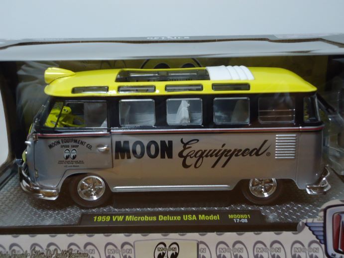 ★M2マシーン 1/24 DETAILS　 GO! with MOON　1959 VW マイクロバス デラックス USA モデル　　ムーンアイズ　未開封★