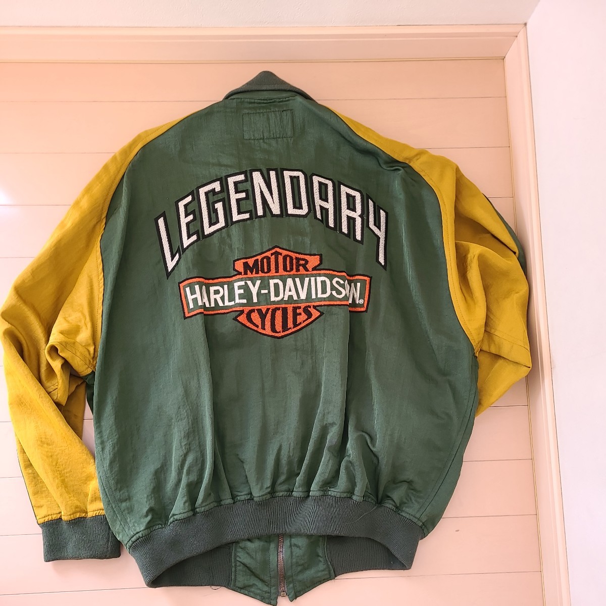 Mサイズ☆HARLEY DAVIDSON☆スカジャン ナイロン ハーレーダビッドソン