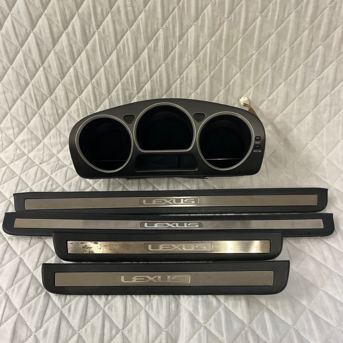 アリスト 16系 レクサスメーター スカッフプレート GS300 USDM 北米 スピードメーター JZS160 jzs161 2jz LEXUS