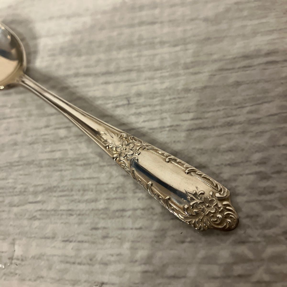 未使用保管品】白金貴金属店 銀製 スプーン3本セット STERLINGシルバー