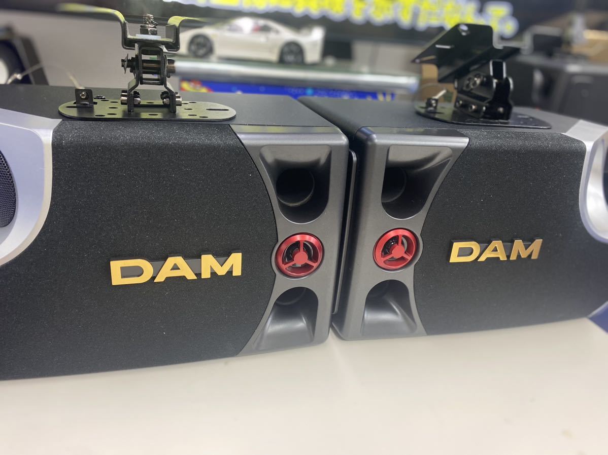 ☆GF106【中古品】 スピーカー ペア 第一興商 DDS-65　カラオケDAM 第一興商製スピーカーDDS-65ペア金具付き ☆GF106中古品 スピーカー